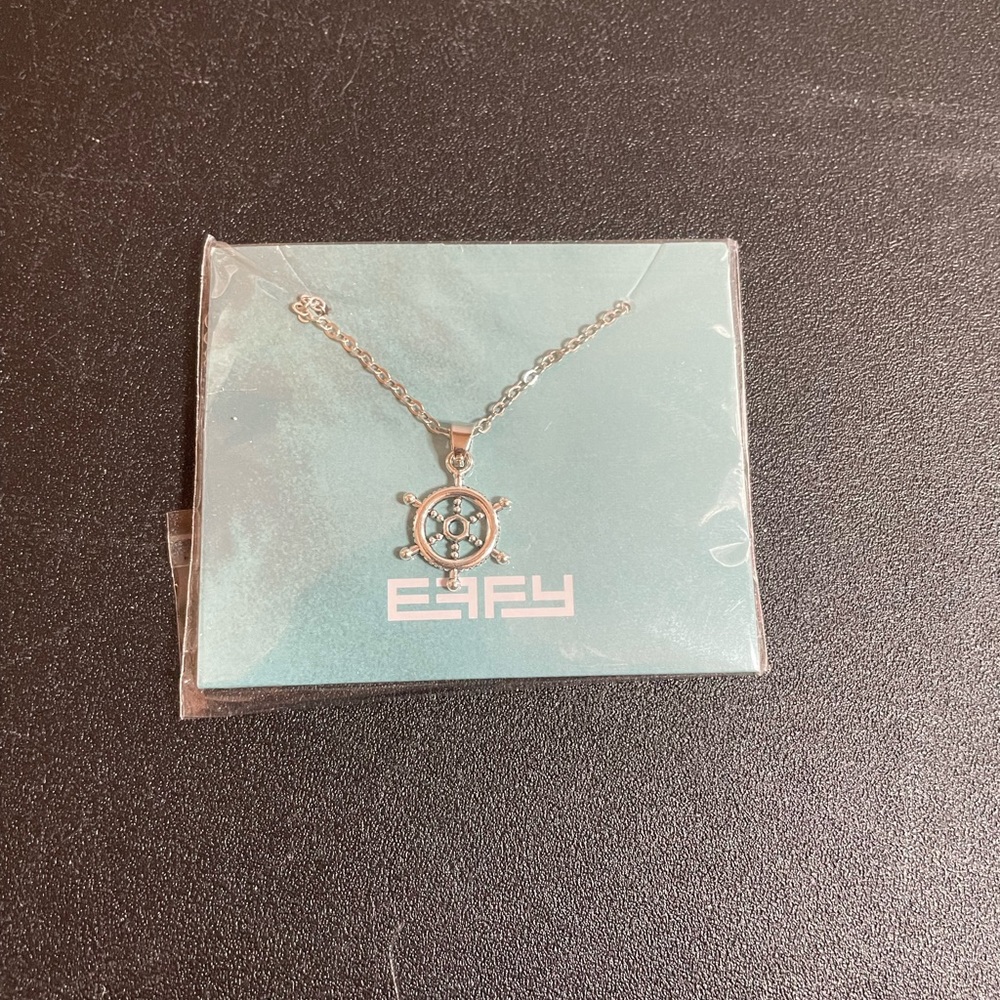 EFFY Ship Wheel 18” Necklace New